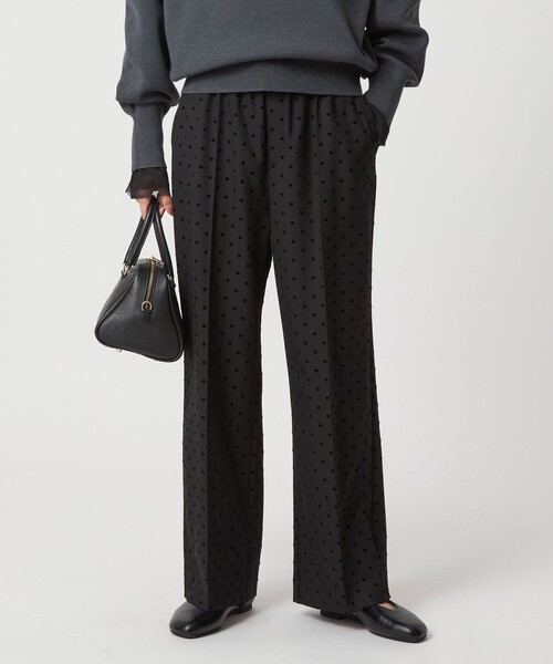 結論シリーズ】ニーハイフレアパンツ ウラキモウ ドット［size SHORT