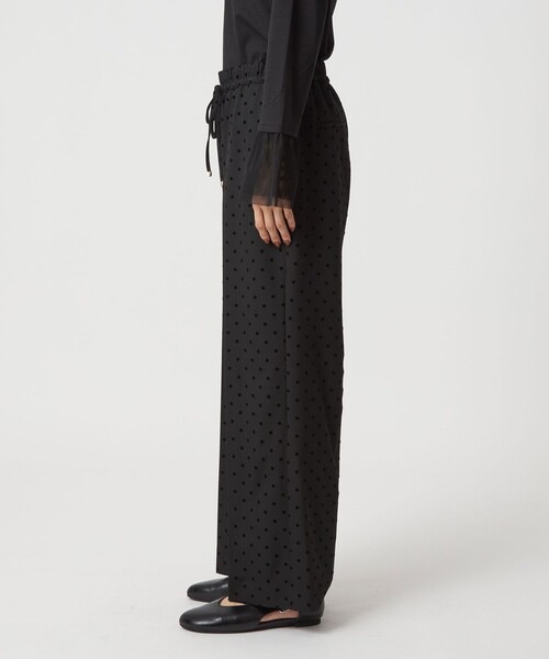 結論シリーズ】ニーハイフレアパンツ ウラキモウ ドット［size SHORT