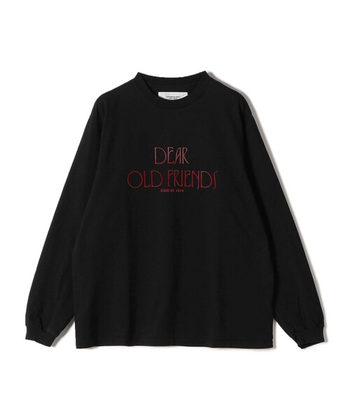 SHIPS(シップス)の「JANE SMITH:〈洗濯機可能〉DOF flocky L/S TEE(Tシャツ/カットソー・レディース・ブラック・ONE SIZE)」の1枚目の写真