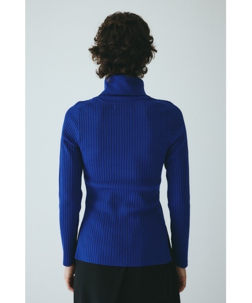 HeRIN.CYE（ヘリンドットサイ）の「Stand collar knit top　　スタンドカラーニットトップ（ニット/セーター・レディース・ピンク/ブルー/ブラウン/ブラック・FREE）」の22枚目の写真