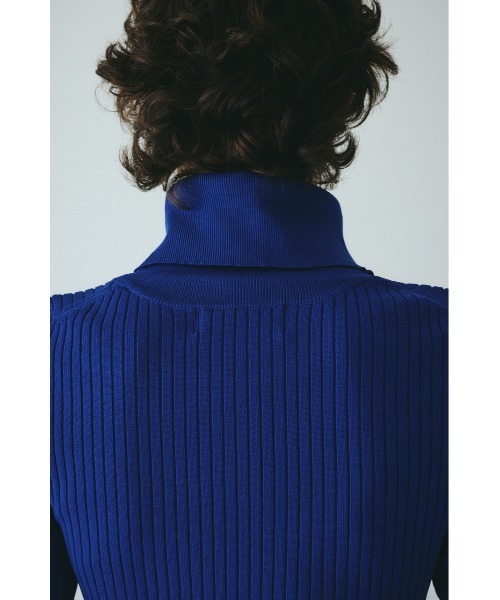 HeRIN.CYE（ヘリンドットサイ）の「Stand collar knit top　　スタンドカラーニットトップ（ニット/セーター・レディース・ピンク/ブルー/ブラウン/ブラック・FREE）」の20枚目の写真