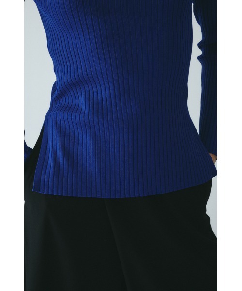 HeRIN.CYE（ヘリンドットサイ）の「Stand collar knit top　　スタンドカラーニットトップ（ニット/セーター・レディース・ピンク/ブルー/ブラウン/ブラック・FREE）」の18枚目の写真
