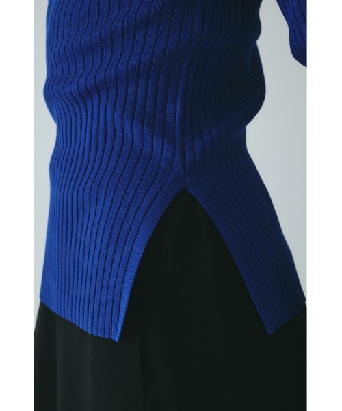 HeRIN.CYE（ヘリンドットサイ）の「Stand collar knit top　　スタンドカラーニットトップ（ニット/セーター・レディース・ピンク/ブルー/ブラウン/ブラック・FREE）」の17枚目の写真