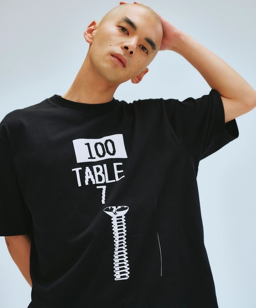 LOOSE JOINTS(ルーズジョインツ)の「TOMOO GOKITA - BEAUTIFUL RECEIPT S/S TEE(Tシャツ/カットソー・メンズ・ブラック・L/M)」の1枚目の写真