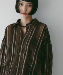 anuke（アンヌーク）の「Sheer Stripe Shirts（シャツ/ブラウス）」