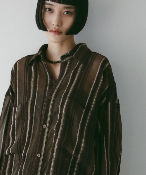 anuke Twill Over Shirts 半袖シャツ 62410404_4.jpg