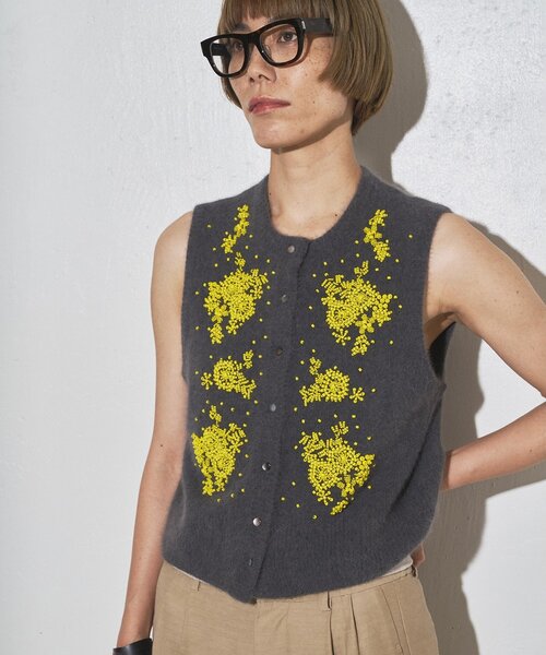 ビーズニットジレ GEMINI】ビーズニットジレ（ベスト）｜Whim Gazette（ウィム