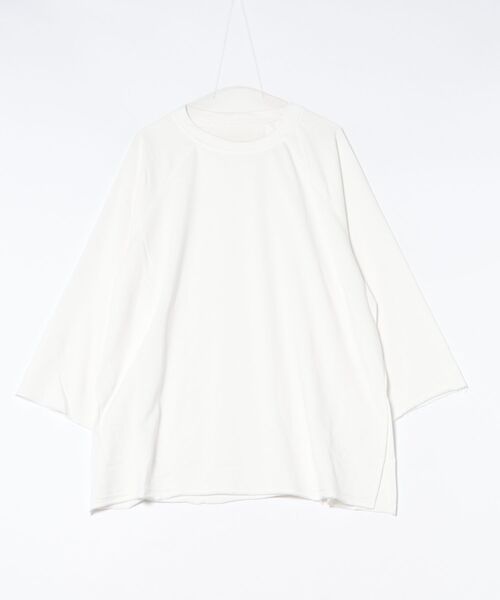 Lace Ladies(レースレディース)の「ソリッドカラー ラウンドネック チュニック プルオーバー(Tシャツ/カットソー・レディース・ブラック/グレー/ホワイト・FREE)」の5枚目の写真