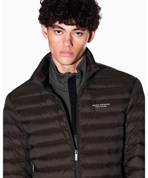 専用✳︎新品AX ダウンジャケット XLサイズ A|X アルマーニ エクスチェンジ】AXロゴ ライトダウンジャケット