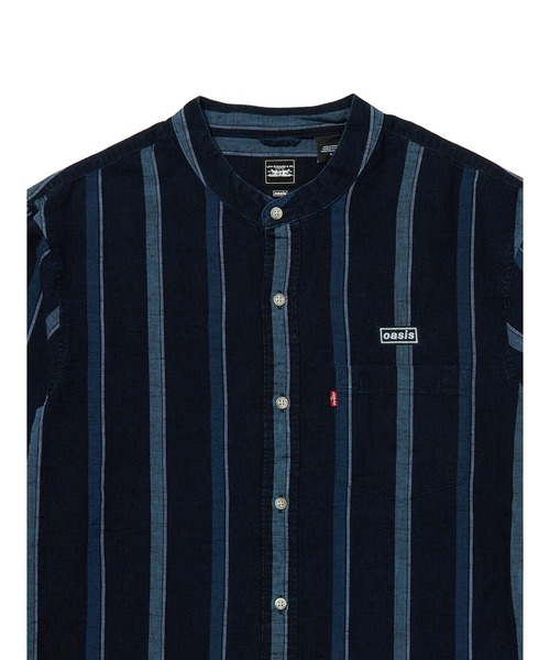 oasis×リーバイス LEVI'S バンドカラーシャツ Sサイズ LEVI'S® x OASIS バンドカラーシャツ – リーバイス®公式