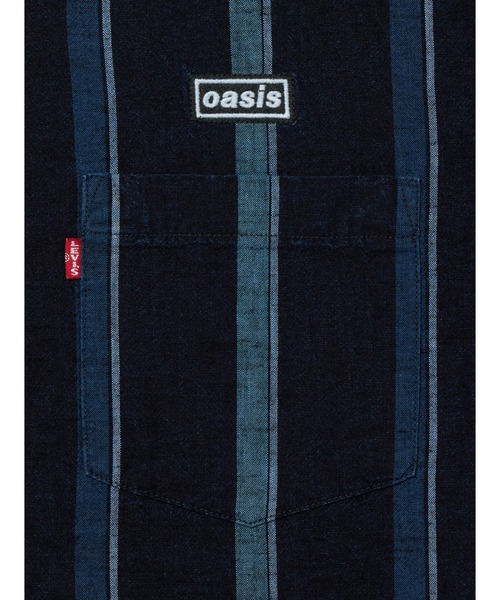 oasis×リーバイス LEVI'S バンドカラーシャツ Sサイズ LEVI'S® x OASIS バンドカラーシャツ – リーバイス®公式