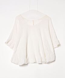 A（エィス）の「半袖ブラウス（シャツ/ブラウス）」