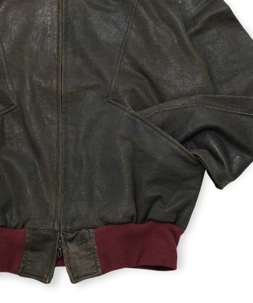 ジャケット・アウター ANTHEM A 25aw CRACK TERRY BLOUSON BROWN CRACK TERRY BLOUSON - BROWN | ANTHEM A