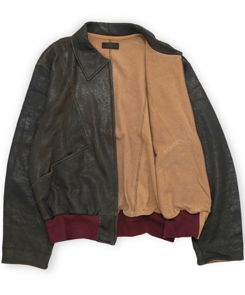 ジャケット・アウター ANTHEM A 25aw CRACK TERRY BLOUSON BROWN ANTHEM A / アンセムエー】CRACK TERRY BLOUSON - BROWN | 公式