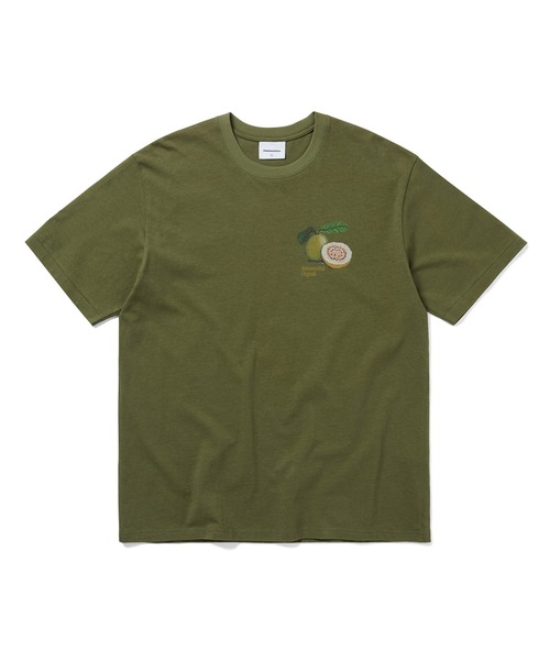 thisisneverthat(ディスイズネバーザット)の「Guava Tee(Tシャツ/カットソー・メンズ・ダークブラウン/モスグリーン/ホワイト・L/M/S/XL)」の3枚目の写真