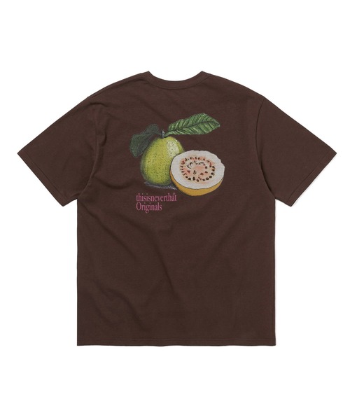 thisisneverthat(ディスイズネバーザット)の「Guava Tee(Tシャツ/カットソー・メンズ・ダークブラウン/モスグリーン/ホワイト・L/M/S/XL)」の7枚目の写真