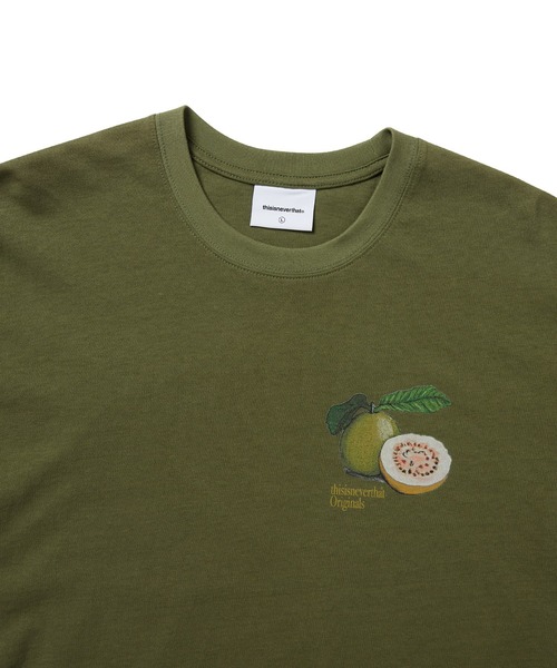 thisisneverthat(ディスイズネバーザット)の「Guava Tee(Tシャツ/カットソー・メンズ・ダークブラウン/モスグリーン/ホワイト・L/M/S/XL)」の8枚目の写真