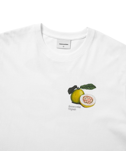 thisisneverthat(ディスイズネバーザット)の「Guava Tee(Tシャツ/カットソー・メンズ・ダークブラウン/モスグリーン/ホワイト・L/M/S/XL)」の4枚目の写真