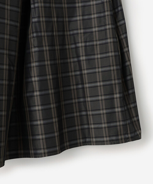 LE GLAZIK（ルグラジック）の「LE GLAZIK | メモリーツイル タックスカート CHECK WOMEN（スカート・レディース・グレー系その他/ベージュ系その他・36）」の7枚目の写真