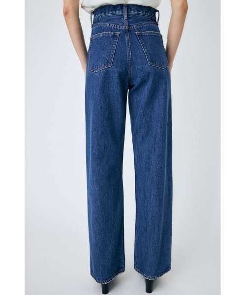 MOUSSY(マウジー)の「HIGH WAIST STRAIGHT(デニムパンツ・レディース・ブルー/ワンウォッシュ・23inch/26inch/25inch/24inch)」の9枚目の写真