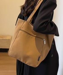 cammie（キャミー）の「フロントジップキャンバストートバッグ（トートバッグ）」