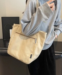 cammie（キャミー）の「フロントジップキャンバストートバッグ（トートバッグ）」