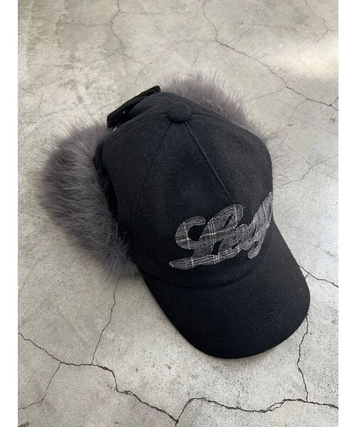 セール】フェイクファーイヤーフラップウールキャップ（キャップ