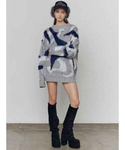 EMODA（エモダ）の「フェイクファーイヤーフラップウールキャップ（キャップ・レディース・ネイビー/ベージュ/ブラック・FREE）」の17枚目の写真