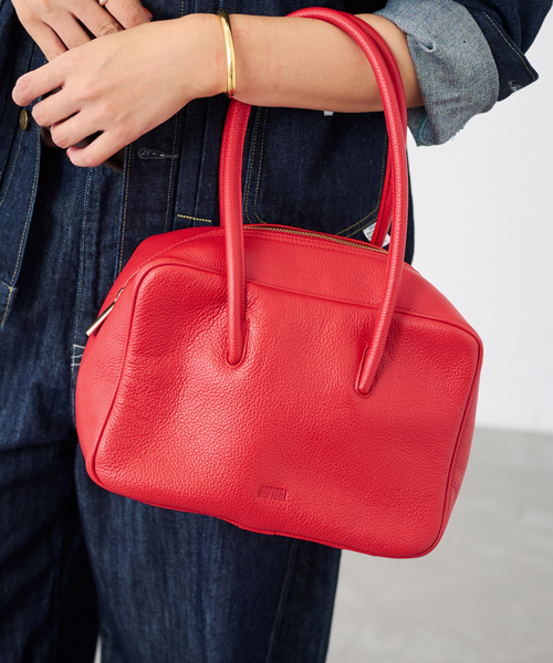 FRAMeWORK（フレームワーク）の「MOFIORA / モフィオラ BOX（ハンドバッグ・レディース・ブラウン/ブラック/レッド・FREE）」の2枚目の写真