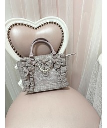 Ank Rouge（アンクルージュ）の「【痛バ】確定ファンサのおまじないツイードＢＡＧ（ショルダーバッグ）」