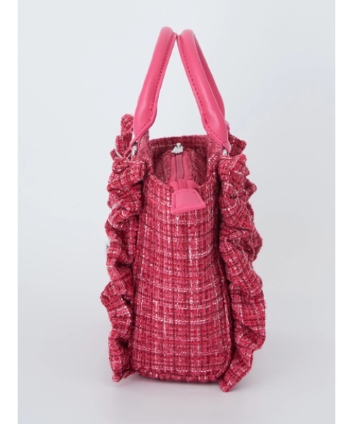 Ank Rouge（アンクルージュ）の「【痛バ】確定ファンサのおまじないツイードＢＡＧ（ショルダーバッグ・レディース・レッド/ピンク/ブラック・FREE）」の20枚目の写真