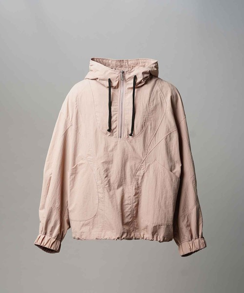 MAISON SPECIAL（メゾンスペシャル）の「《UNISEX》Prime-Over Half Zip Anorak Blouson/プライムオーバーハーフジップアノラックブルゾン【MAISON SPECIAL/メゾンスペシャル】（ブルゾン・メンズ・グレイッシュベージュ/ブラック/ブラウン/ピンク/チャコールグレー/パープル・0/1/2）」の10枚目の写真