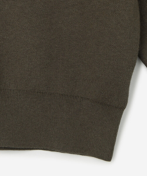 RYE TENDER(ライテンダー)の「RYE TENDER | 〈別注〉クルーネック ニット WOMEN(ニット/セーター・レディース・ネイビー/ブラウン系その他/ブラック・0)」の8枚目の写真