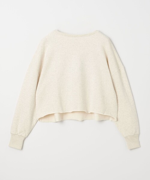 <conte> クロップド プルオーバースウェット conte＞クロップド プルオーバースウェット（スウェット