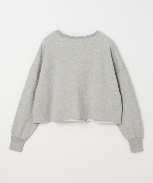 conte＞クロップド プルオーバースウェット（スウェット