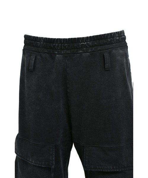 Neutral Untitled(ニュートラルアンタイトルド)の「CARGO SWEAT PANTS(スウェットパンツ・メンズ・ブラック・LARGE/MEDIUM)」の6枚目の写真