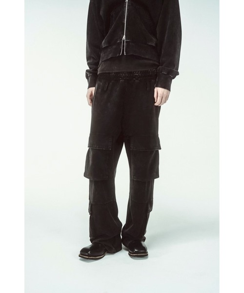 Neutral Untitled(ニュートラルアンタイトルド)の「CARGO SWEAT PANTS(スウェットパンツ・メンズ・ブラック・LARGE/MEDIUM)」の10枚目の写真