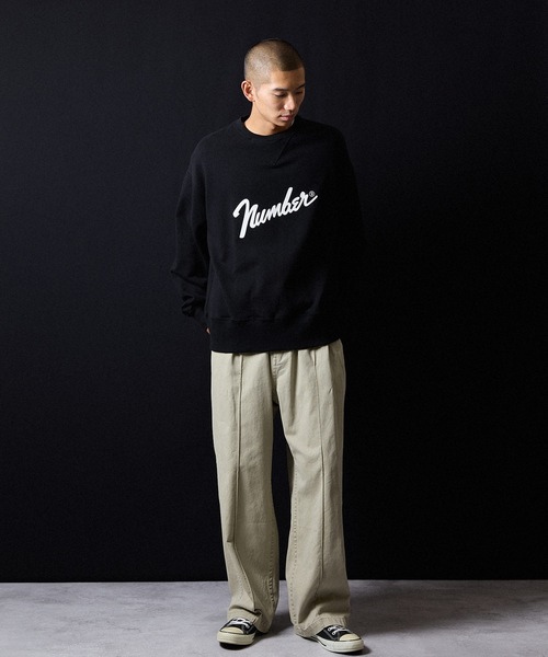 VINTAGE GAZETTE Number⑨ LOGO CREWNECK SWEATSHIRT / ヴィンテージ