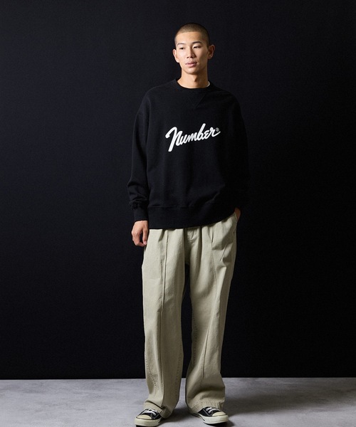 VINTAGE GAZETTE Number⑨ LOGO CREWNECK SWEATSHIRT / ヴィンテージ