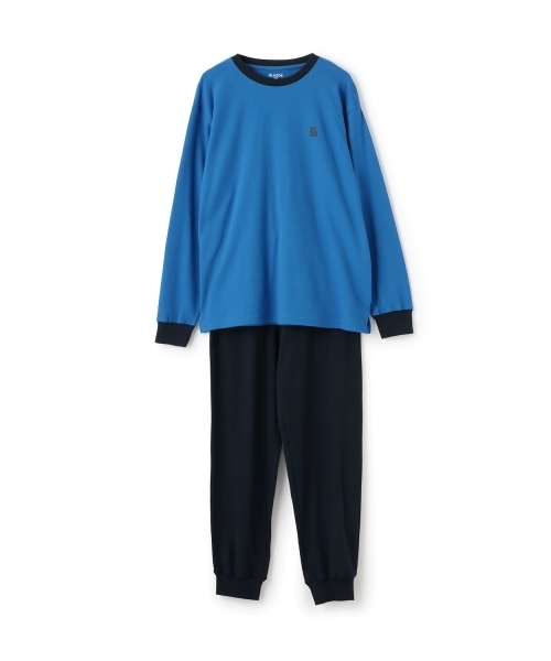 GLAZOS（グラソス）の「スムース・ルームウエアセット（ルームウェア/パジャマ・キッズ・トップグレー/ブルー・150cm/170cm/160cm）」の13枚目の写真