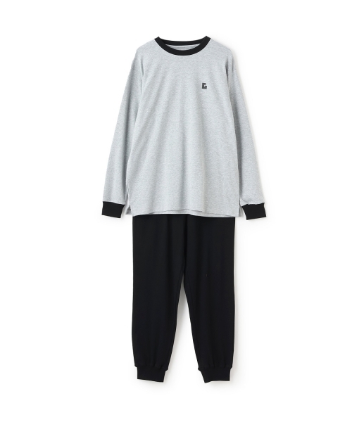 GLAZOS（グラソス）の「スムース・ルームウエアセット（ルームウェア/パジャマ・キッズ・トップグレー/ブルー・150cm/170cm/160cm）」の16枚目の写真