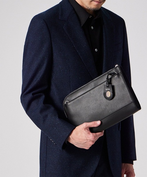 ポールスミス　Paul Smith　レザービジネスバッグ ザラ　クラッチバッグ モダンビジネス 2WAYクラッチバッグ【553433 N140S】（ショルダー