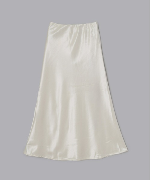 Olu.(オルドット)の「ルミナスサテンライクスカート(スカート・レディース・アイボリー/ブラック/ブラウン・0/1)」の22枚目の写真
