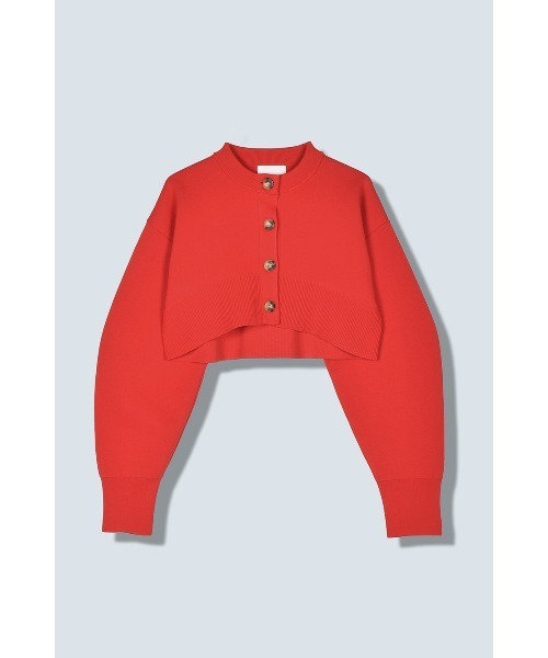 セール】SQUARE SLEEVE BASIC KT CD（カーディガン/ボレロ）｜OMMO