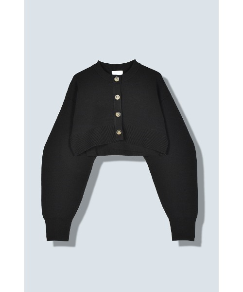 セール】SQUARE SLEEVE BASIC KT CD（カーディガン/ボレロ）｜OMMO
