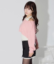 オフショルダー」に該当するピンク/桃色系のファッション通販 - ZOZOTOWN