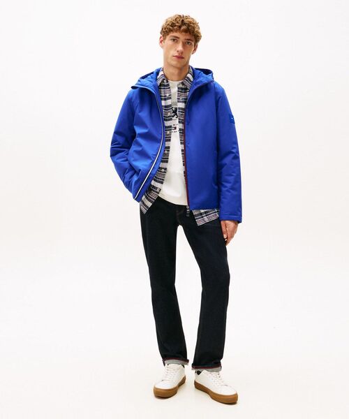 TOMMY HILFIGER(トミーヒルフィガー)の「フーデッドジャケット(ブルゾン・メンズ・ブルー/ネイビー・LARGE/MEDIUM/X-LARGE/SMALL)」の5枚目の写真