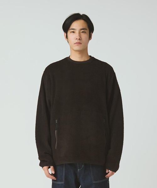 Snow Peak(スノーピーク)の「Snow Peak / Thermo Control Pullover サーモコントロールプルオーバー(その他トップス・メンズ・グレー/ブラック/ダークブラウン・S/M/L/XL/1)」の3枚目の写真