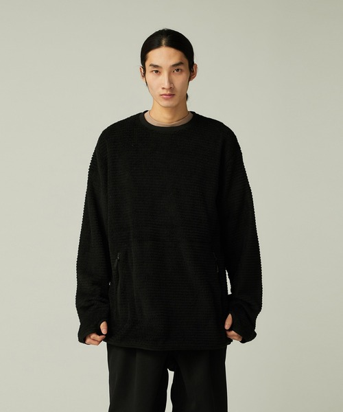 Snow Peak(スノーピーク)の「Snow Peak / Thermo Control Pullover サーモコントロールプルオーバー(その他トップス・メンズ・グレー/ブラック/ダークブラウン・S/M/L/XL/1)」の2枚目の写真