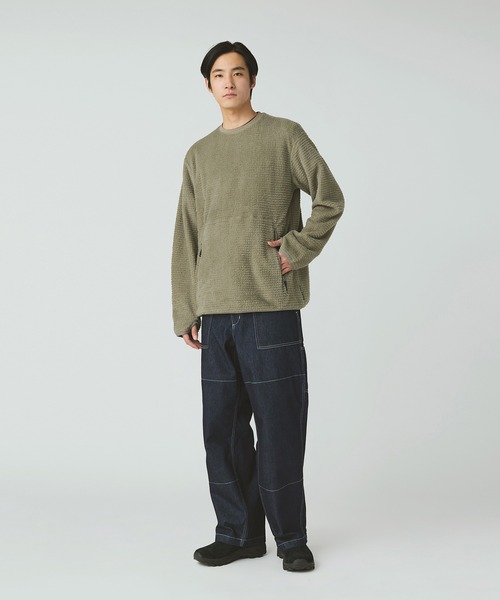 Snow Peak(スノーピーク)の「Snow Peak / Thermo Control Pullover サーモコントロールプルオーバー(その他トップス・メンズ・グレー/ブラック/ダークブラウン・S/M/L/XL/1)」の5枚目の写真
